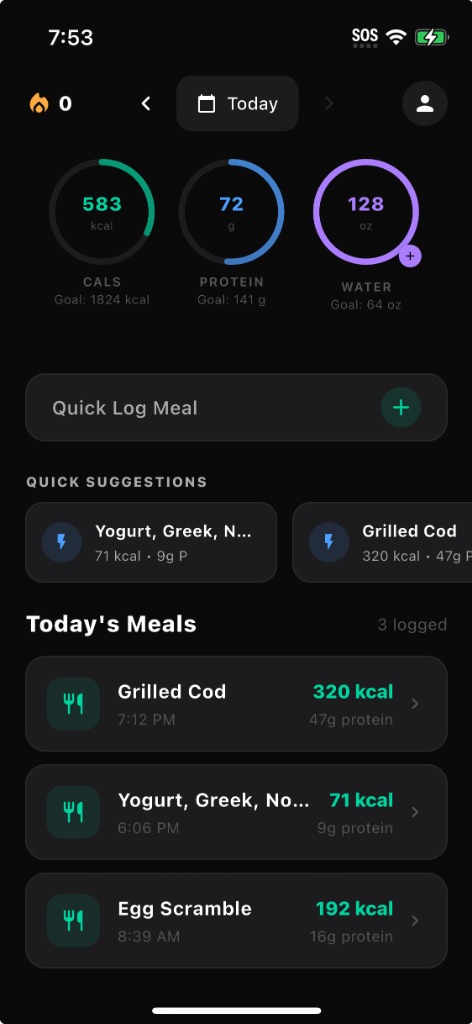 Daily Gram App Interface